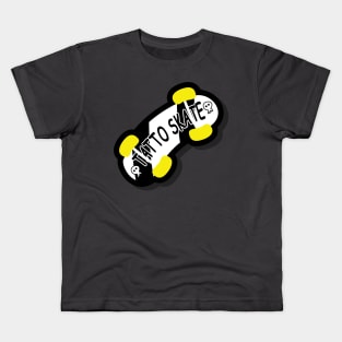 Skateboard sport illustration Kids T-Shirt